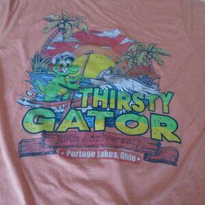 thirsty gator drive thru portage lakes ohio NO SIZE TAG pink chest 18'' BINP1